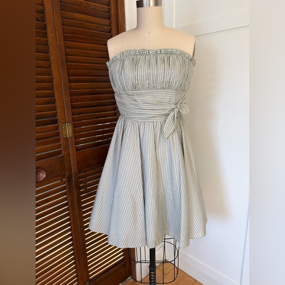 Betsey Johnson Strapless A-Line Dress